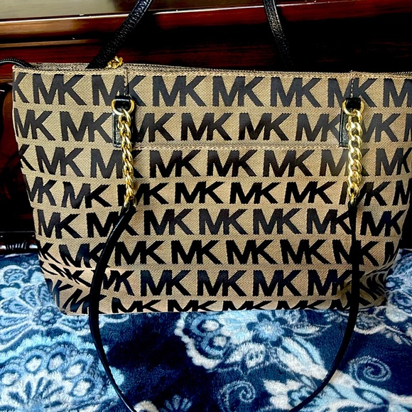 MK shoulder bag with black and brown tone - Picture 1 of 3
